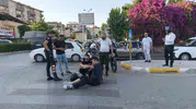 Efeler’de akşam trafiğinde motosiklet kazası