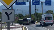 Bozdoğan girişinde iki otomobil çarpıştı
