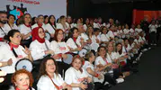 Samsunlu kadınlar darbuka başında stres atıyor