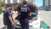 Adana'da inatçı yavru kedi itfaiyeye zor anlar yaşattı