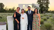 Sinoplu Ferdi ve İtalyan Giulia mor bahçede dünyaevine girdi