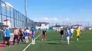 Amatör lig finalinde saha karıştı