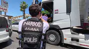 Adana'da 1,8 milyon uyuşturucu hap taşıyan tıra operasyon