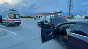 Karaman'daki kavşakta zincirleme kaza bir kişiyi hastanelik etti