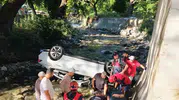 Edremit yolunda direksiyon başında kabus yaşandı
