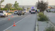 Van Edremit'te otomobil takla attı