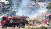 Alanya'da meyve bahçesinde korkutan yangın