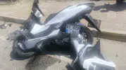 Alanya'da minibüs ve motosiklet çarpıştı İki genç hastanelik oldu