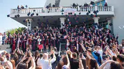 OMÜ Samsun MYO mezunları diplomalarını aldı