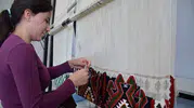 Şırnaklı kadınlar ilmek ilmek dokuyor Avrupa kilime hayran kalıyor