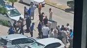 Adıyaman Adliyesi önünde meydan kavgası