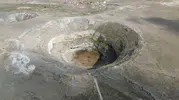 Tarihi Çıralı Obruğu yağışlara rağmen kurumaya devam ediyor