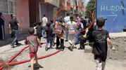 Diyarbakır'da yangın sonrası komşuluk kavgası çıktı