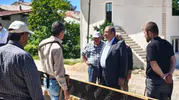 Darende Yazıköy için yeni sosyal alanın temeli atıldı