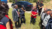 Afyon’da dolu vurdu çiftçinin gözü hasar tespitinde