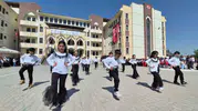 Kayseri’de minikler karneler öncesi doyasıya eğlendi