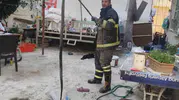 Batman'da bahçeye giren iki metrelik yılan mahalleliyi korkuttu