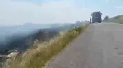 Edirne İpsala’da korkutan mera yangını söndürüldü