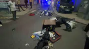 Çorlu sokaklarında sabaha karşı tekme tokatlı kavga