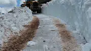 Rize yaylalarında Haziran ayı kar mesaisi