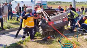 Kayseri Bünyan'da feci kaza 3 ölü ve 5 yaralı var