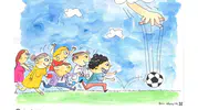 Denizli’de futbolun çizgilerle dansı kazananları belli etti