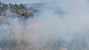 Balıkesir'de huzurevi yakınında korkutan orman yangını