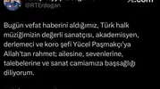 Türk halk müziğinin usta ismi Yücel Paşmakçı hayatını kaybetti