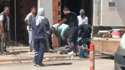 İnegöl'de inşaat kazası 10 metrelik oluk canından etti