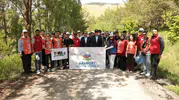Bayburt ormanlarını yangına karşı temizlediler