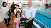 Vezirköprü havuzlarında miniklerin kulaç şöleni sona erdi