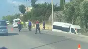 Silifke’de minibüs gasbeden kişi kaza yapınca hayatını kaybetti