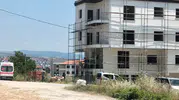 Bursa'da inşaat faciası İskeleden düşen usta yaşam savaşı veriyor