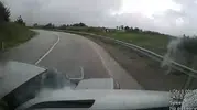 Safranbolu yolunda feci çarpışma kamerada