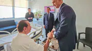 Bakan Ersoy hastanede İbrahim Tatlıses ile bir araya geldi
