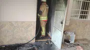 Arsuz’da bir evin deposunda yangın paniği yaşandı