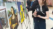 Erzurumda mutfaktaki atık yağlar sanat eserine dönüştü