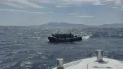 Ayvacık açıklarında botla geçiş yapmaya çalışan 43 kişi yakalandı