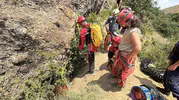 Çorum'da define ararken mağarada kaybolan kişiye ulaşılamıyor