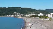 Cide'de sular çekildi halk tekrar denize döndü