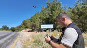Muğla’da ormanları korumak için gökyüzünden takip dönemi