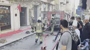 İstiklal Caddesi'ndeki alışveriş merkezinde korkutan yangın