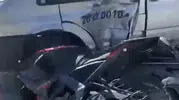 Eskişehir’de trafik kazası Motosiklet dolmuşa çarptı