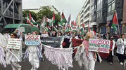 Sokaklar Filistin için yankılandı: İsrail'in saldırılarına dev protesto