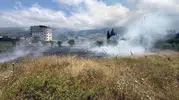 İskenderun Bekbele’de korkutan otluk yangını