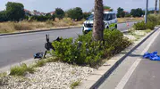 Denizli’de motosiklet kazası acı bitti