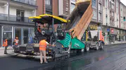 Kars trafiğinde asfalt mesaisi başladı