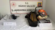 Düzce güvenlik ekiplerinden bir haftalık kaçakçılık operasyonu