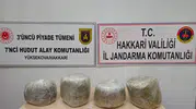 Yüksekova sınırında uyuşturucu operasyonu
