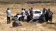 Siverek yolunda kaza iki kişi hastanelik oldu